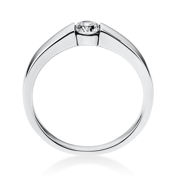 Solitär Ring aus 950 Platin mit Brillant 0.25 Ct