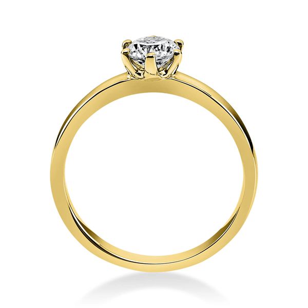 Solitär Ring aus 750 Gelbgold mit Brillant 0.50 Ct