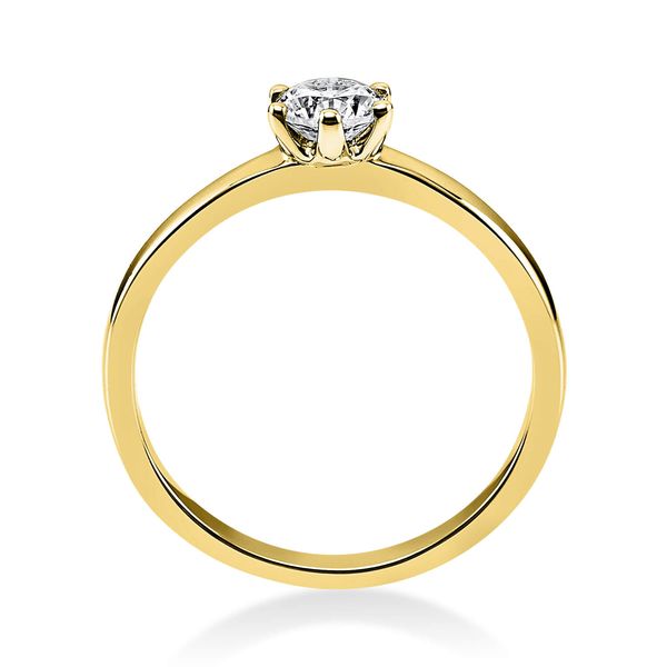 Solitär Ring aus 750 Gelbgold mit Brillant 0.40 Ct