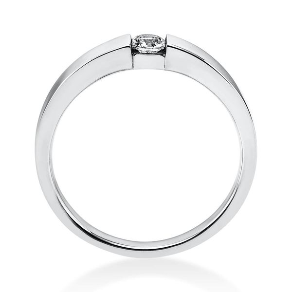 Solitär Ring aus 950 Platin mit Brillant 0.15 Ct