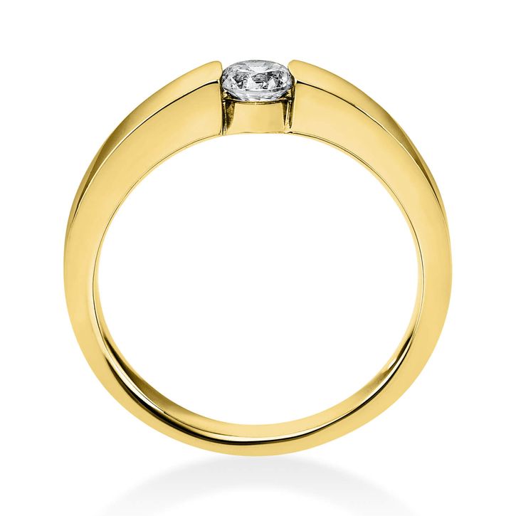 Solitär Ring aus 750 Gelbgold mit Brillant 0.25 Ct