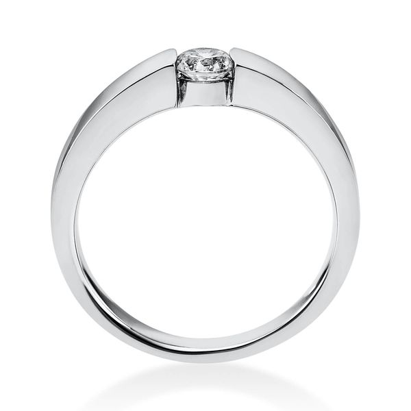 Solitär Ring aus 950 Platin mit Brillant 0.25 Ct