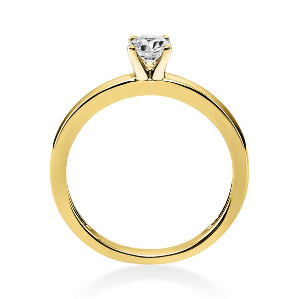 Solitär Ring aus 585 Gelbgold mit Brillant 0.30 Ct