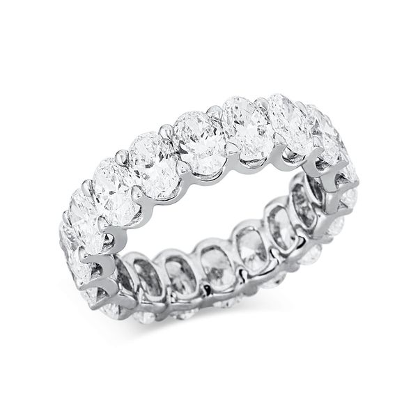 Ring 750 Weißgold 18 Diamanten 5.57ct B 5.4mm