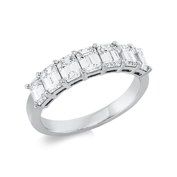 Ring Platin 7 Diamanten 2.06ct