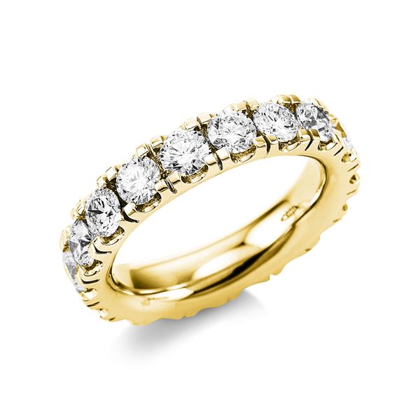 Ring 750 Gelbgold 18 Brillanten 3.24ct B 4.7mm