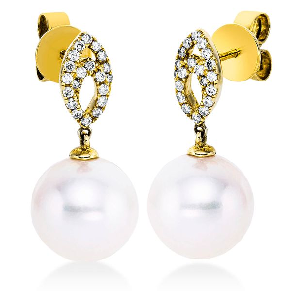 Ohrschmuck 750 Gelbgold 38 Brillanten 0.22ct B 5.5mm