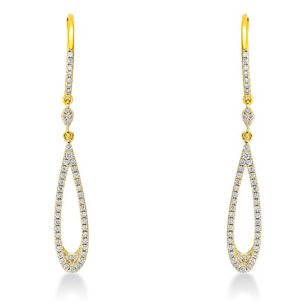 Ohrschmuck 750 Gelbgold 102 Brillanten B 6.1mm