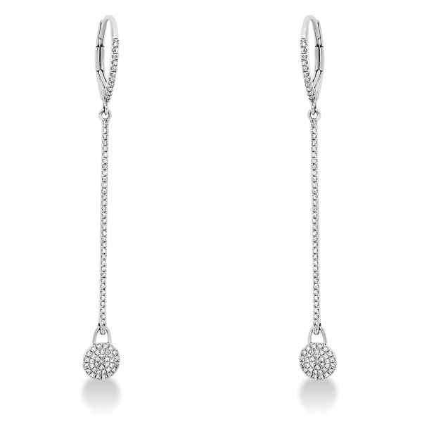 Ohrschmuck 585 Weißgold 166 Diamanten 0.36ct
