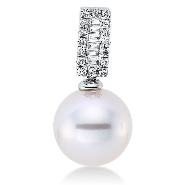 Anhänger 750 Weißgold 22 Brillanten 0.14ct