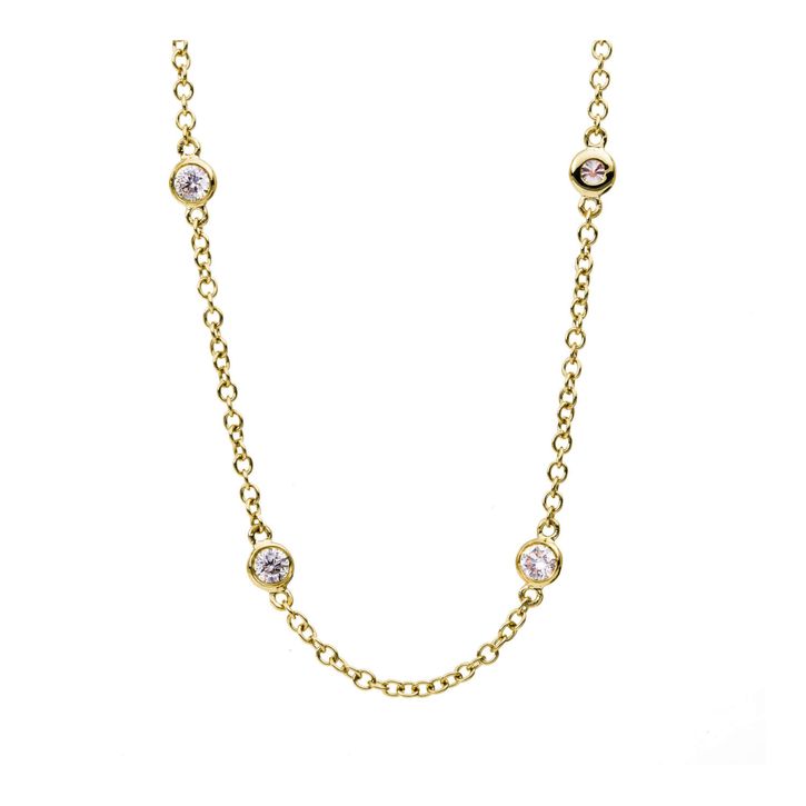 Collier 750 Gelbgold 13 Brillanten 0.94ct