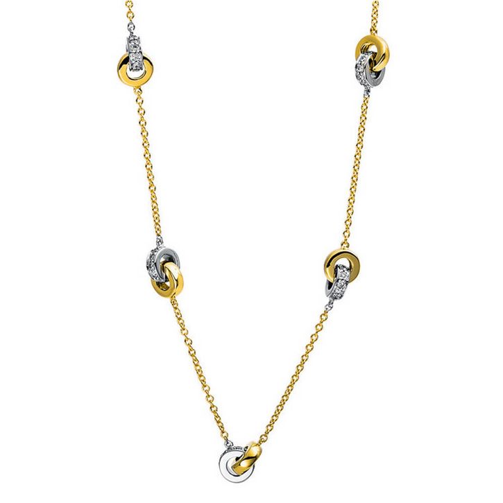 Collier 585 Gelbgold 55 Brillanten 0.21ct