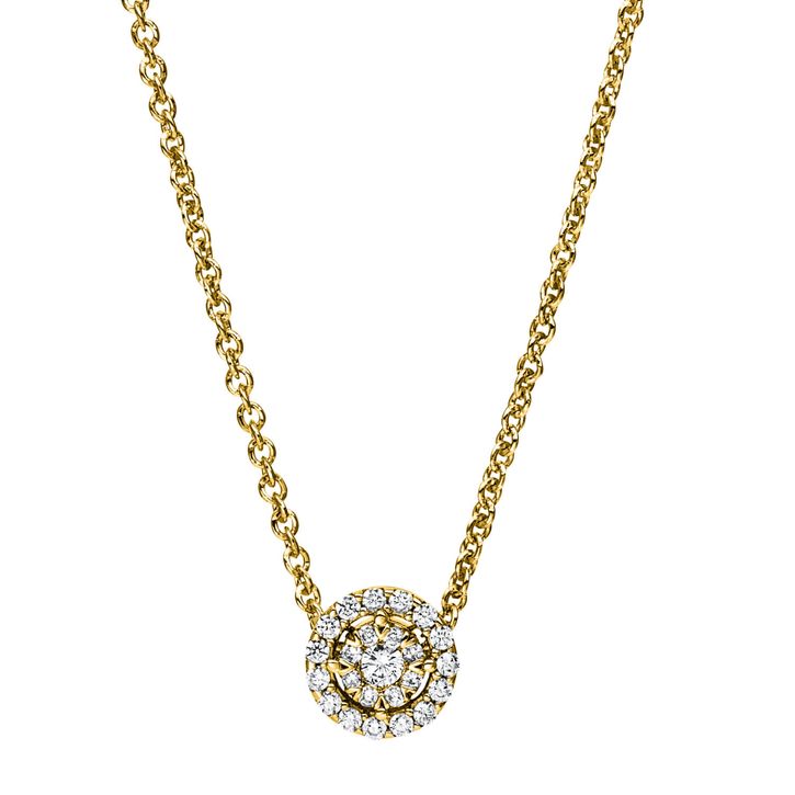 Collier 585 Gelbgold 25 Brillanten 0.31ct