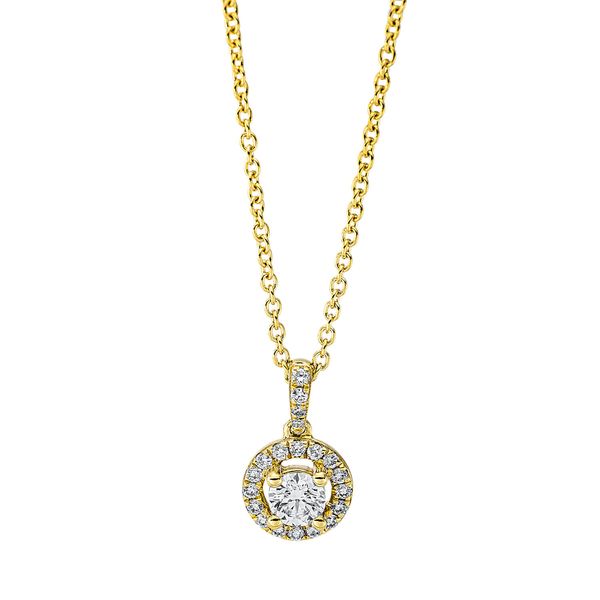 Collier 750 Gelbgold 21 Brillanten 0.3ct