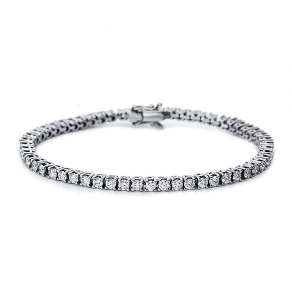 Armband 750 Weißgold 56 Brillanten 4.63ct