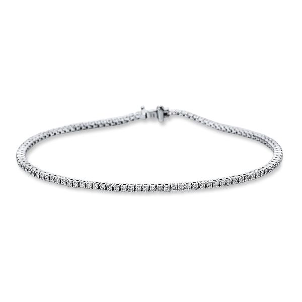 Armband 750 Weißgold 108 Brillanten 0.94ct L 16.5cm
