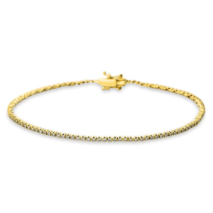 Armband 750 Gelbgold 108 Brillanten 0.55ct