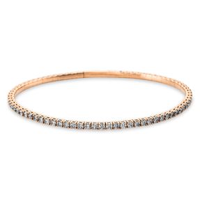 Armband aus 750 Gold Rotgold 70 Brillanten 2,75ct TW-SI L:17,8cm