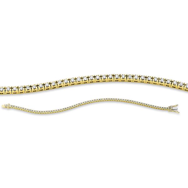 Armband 750 Gelbgold 72 Brillanten 1.01ct