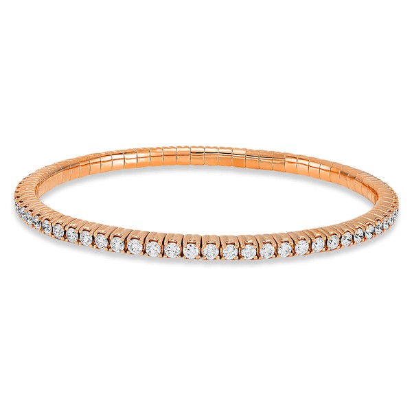 Armband 750 Rotgold 69 Brillanten 3.09ct