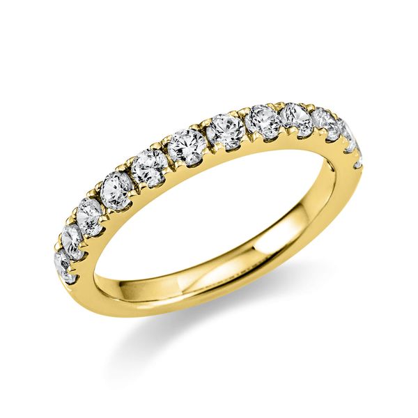 Ring 585 Gelbgold 12 Brillanten 0.78ct B 2.6mm