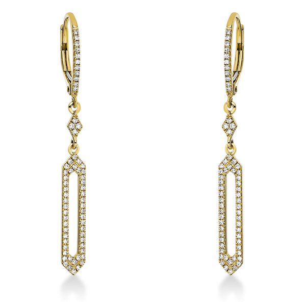 Ohrschmuck aus 585 Gelbgold 126 Diamanten 0.28ct