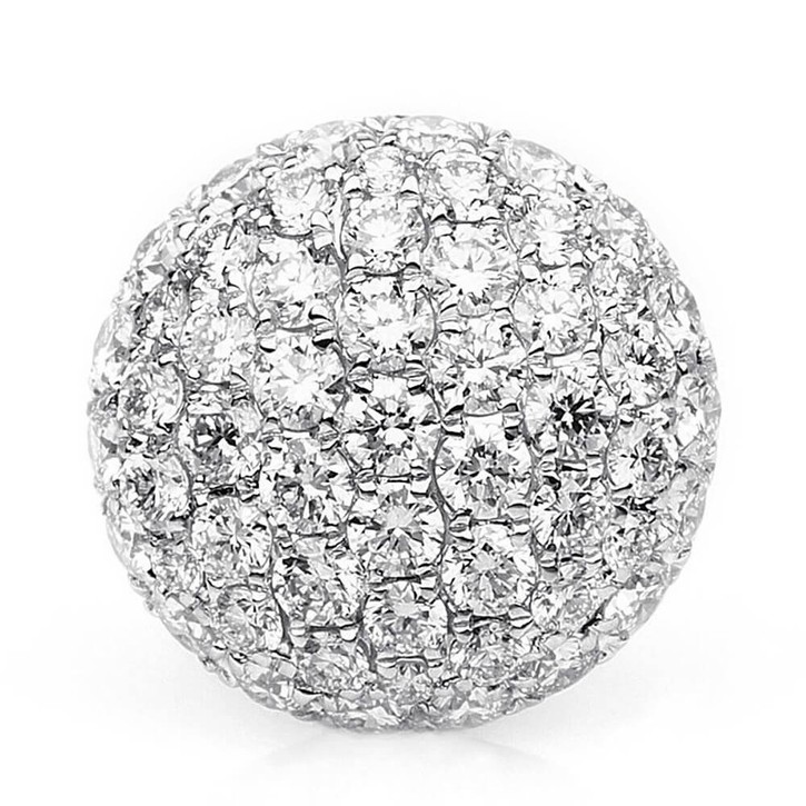Pavé Anhänger aus 750 Weißgold 55 Brillanten 0.78ct
