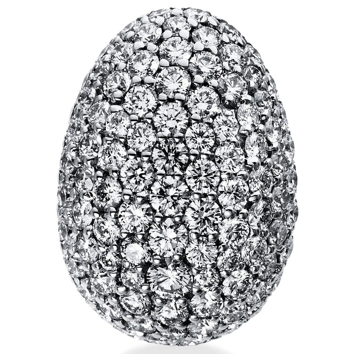 Pavé Anhänger aus 750 Weißgold 100 Brillanten 1.35ct