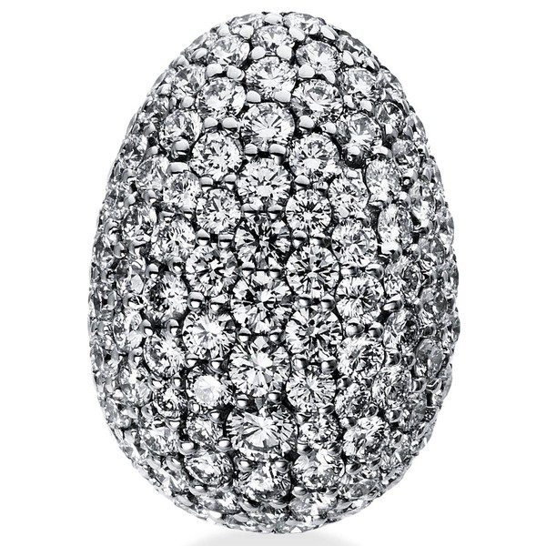 Pavé Anhänger aus 750 Weißgold 100 Brillanten 1.35ct