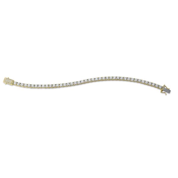 Armband aus 750 Gold gelb weiß 83 Brillanten 10.2ct