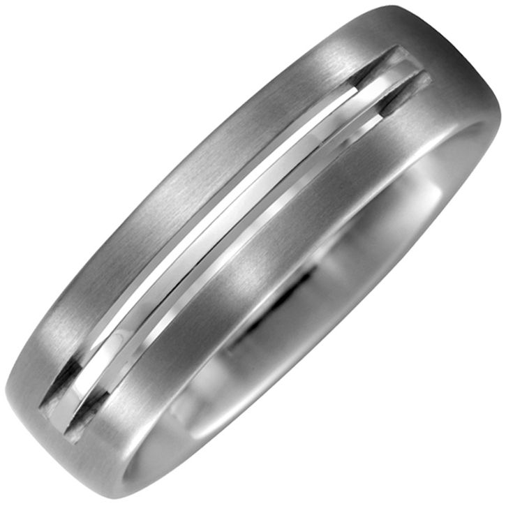 Ring aus Titan mattiert 6,5mm breit