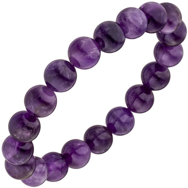 Armband aus Amethyst endlos 19cm