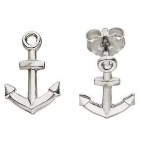 Kinder-Ohrstecker Ohrringe Ohrschmuck, Yachtanker, 925 Sterlingsilber rhodiniert