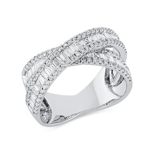 Ring aus 750 Weißgold 166 Brillanten 1.27ct