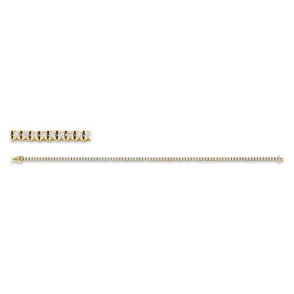 Armband aus 750 Gelbgold 92 Brillanten 0.75ct