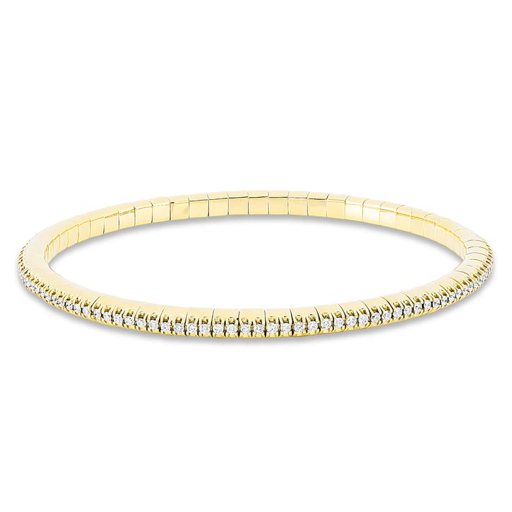 Armband aus 750 Gelbgold 120 Brillanten 1.01ct