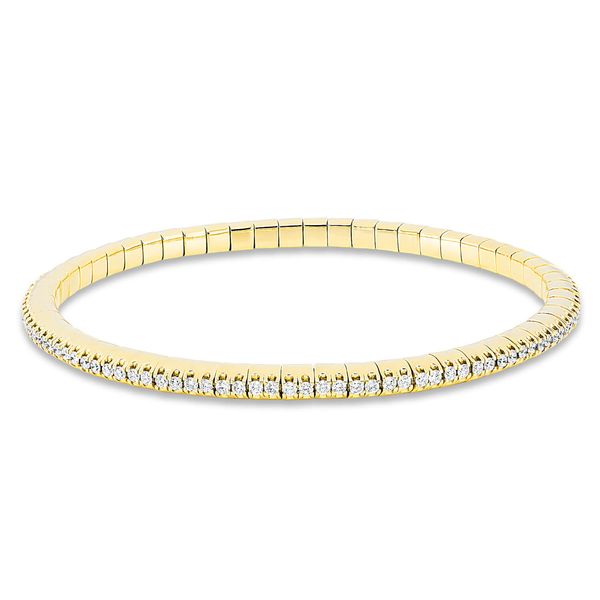 Armband aus 750 Gelbgold 114 Brillanten 1.5ct