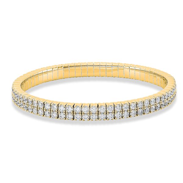 Armband Flex-Band aus 750 Gelbgold 134 Brillanten 6.53ct