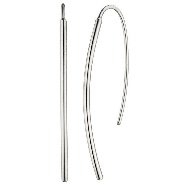 Ohrhaken krummes Stäbchen 40,7mm Edelstahl