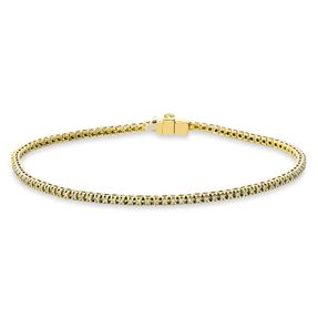 Armband aus 750 Gold Gelbgold 102 Brillanten 0,54ct TW-SI L:18cm