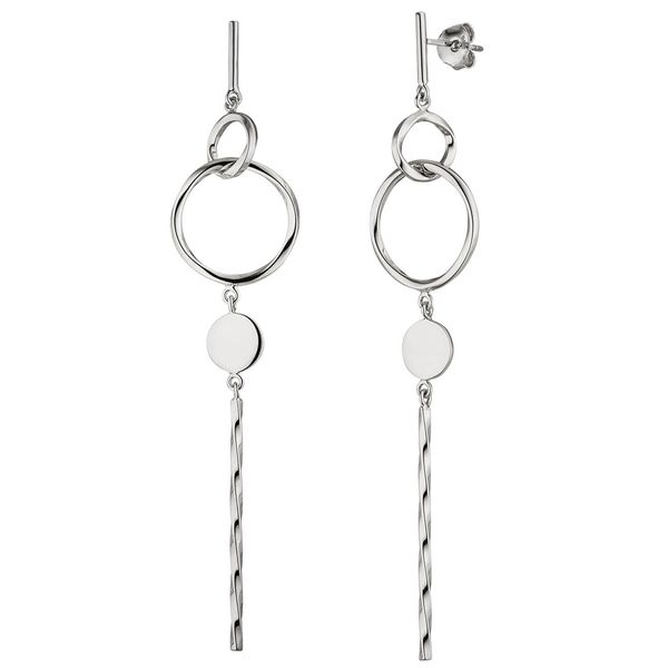 Hängerstecker Ringen Plättchen Stäbchen 925 Silber