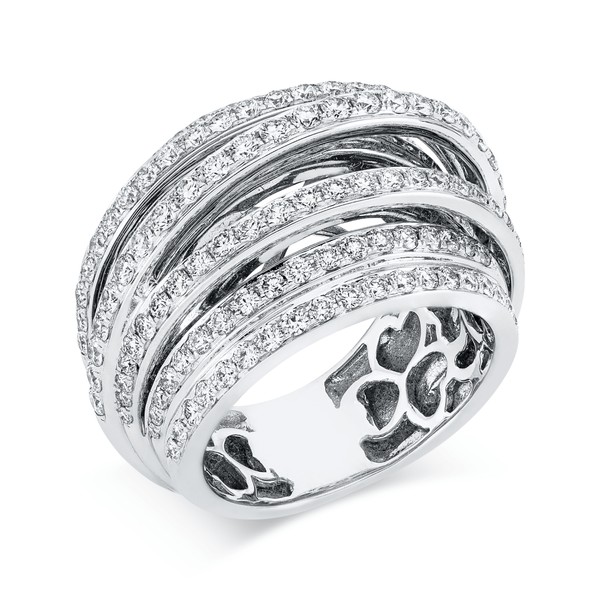 Ring aus 750 Weißgold 172 Brillanten 2.31ct