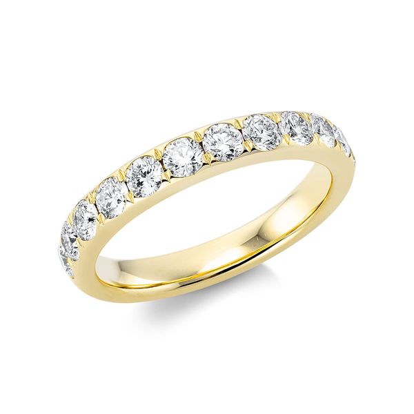 Ring aus 585 Gelbgold 12 Brillanten 0.96ct