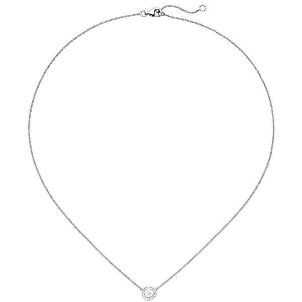 Collier mit Anhänger Zirkonia 925 Silber