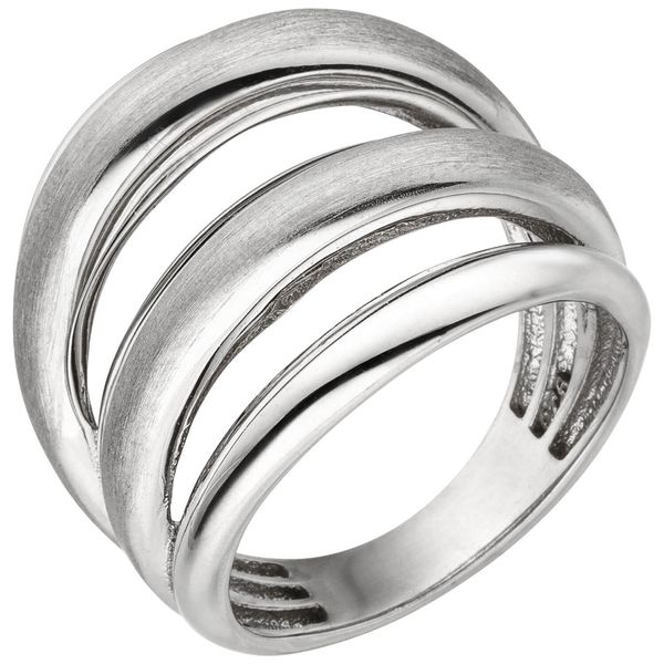 Breiter Ring 5-reihig aus 925 Silber