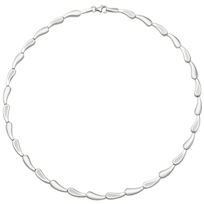 5,3mm Collier Halskette 925 Silber rhodiniert & teilmattiert 45cm Halsschmuck