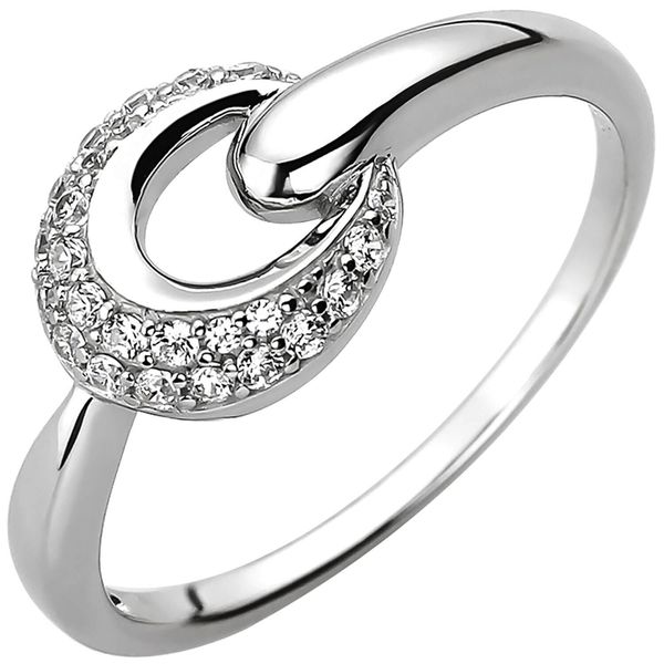 Ring aus 925 Silber mit 25 Zirkonia