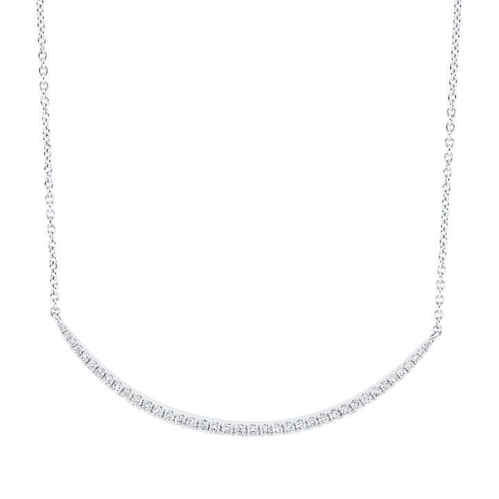 Collier aus 750 Weißgold 39 Brillanten 0.2ct
