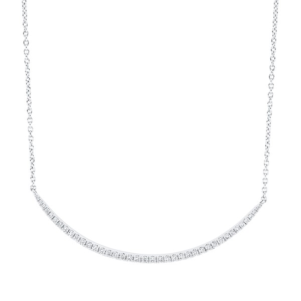 Collier aus 750 Weißgold 39 Brillanten 0.2ct