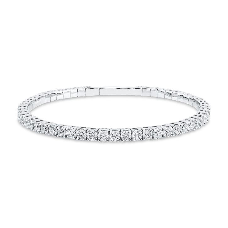 Armband aus 750 Weißgold 53 Brillanten 0.14ct